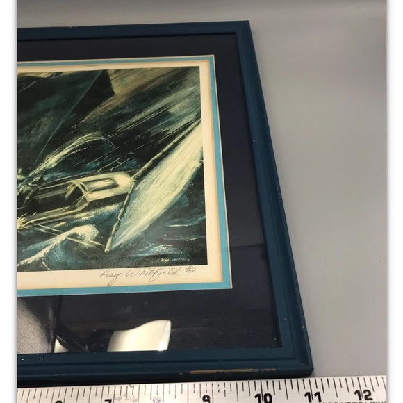 Storm at Sea signed & numbered Art Print by Ray Whitfield. Double matted - Picture 9 of 10